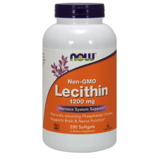 Lecytyna 1200 mg - Wsparcie Nerwowe i Serce - 200 kapsułek Nowfoods