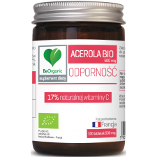 Acerola BIO 17% witaminy C, 500mg x 100 tabletek Aliness