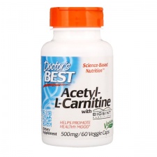 Acetyl L-Carnitine with Biosint Carnitines - 500mg - 60 vcaps DrBest