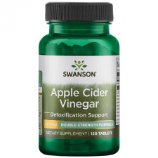 Apple Cider Vinegar, 200mg Double-Strength - 120 tabs Swanson