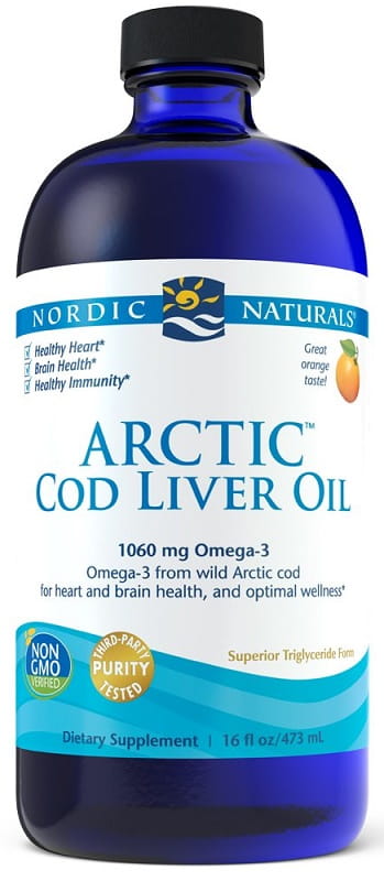 Arctic Cod Liver Oil, 1060mg Orange - 473 ml. Nordic Naturals