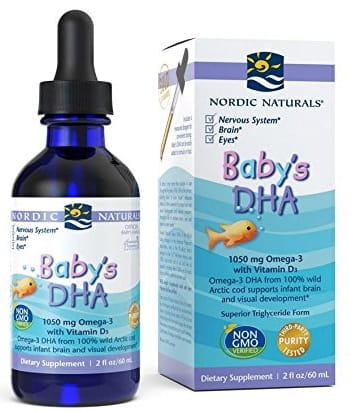 Baby\'s DHA, 1050mg with Vitamin D3 - 60 ml. Nordic Naturals
