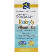 Baby's Vitamin D3, 400 IU - 11 ml. Nordic Naturals
