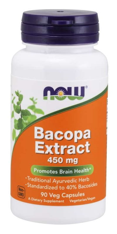 Bacopa Extract, 450mg - 90 vcaps Nowfoods