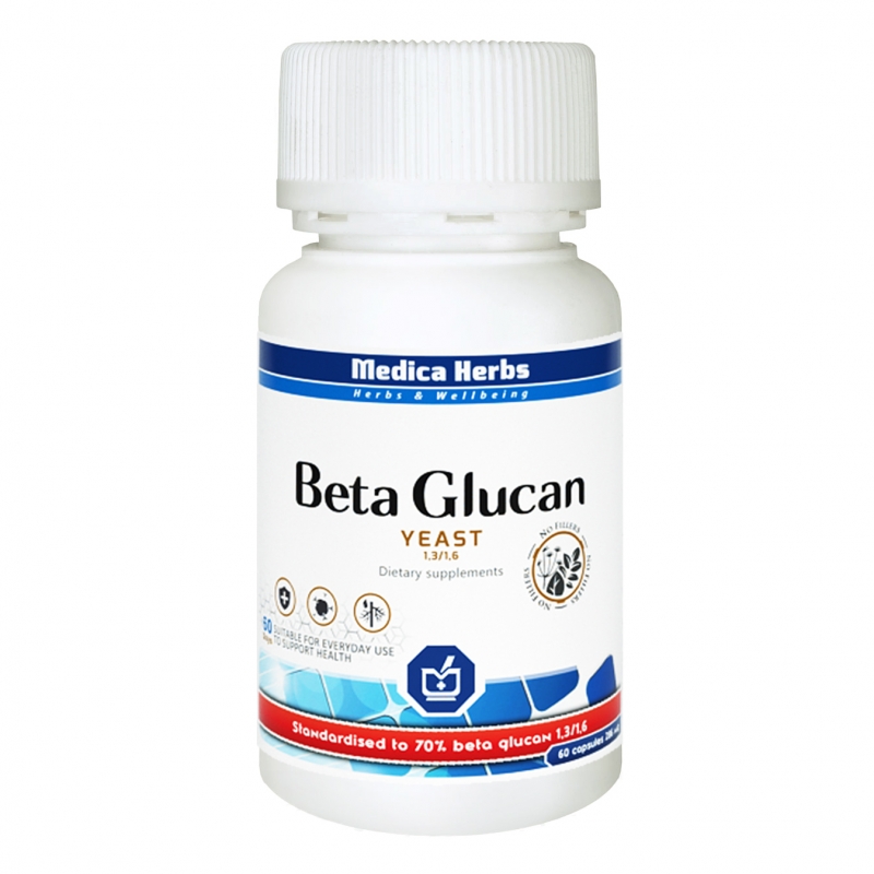 Beta Glucan 1.3/1.6 60kaps Medicaherbs