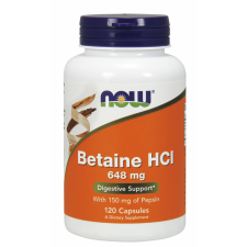 Betaine HCl 648 mg BETAINA 120kaps