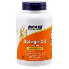 Borage Oil 1050 mg - 240 mg GLA - 120 kapsułek Nowfoods