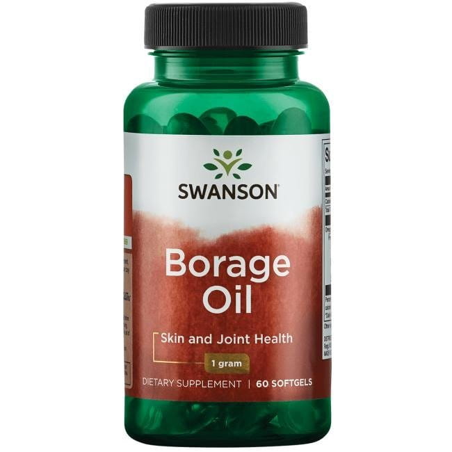 Borage oil 60 miękkich kapsułek / 1000 mg Swanson