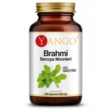 Brahmi - ekstrakt 50% bakozydów - 100 kapsułek Yango