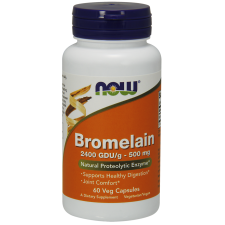 Bromelaina 500 mg - 60 Veg Kapsułki Nowfoods