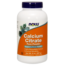 Calcium Citrate, 100% Pure Powder – 227g NOWFOODS