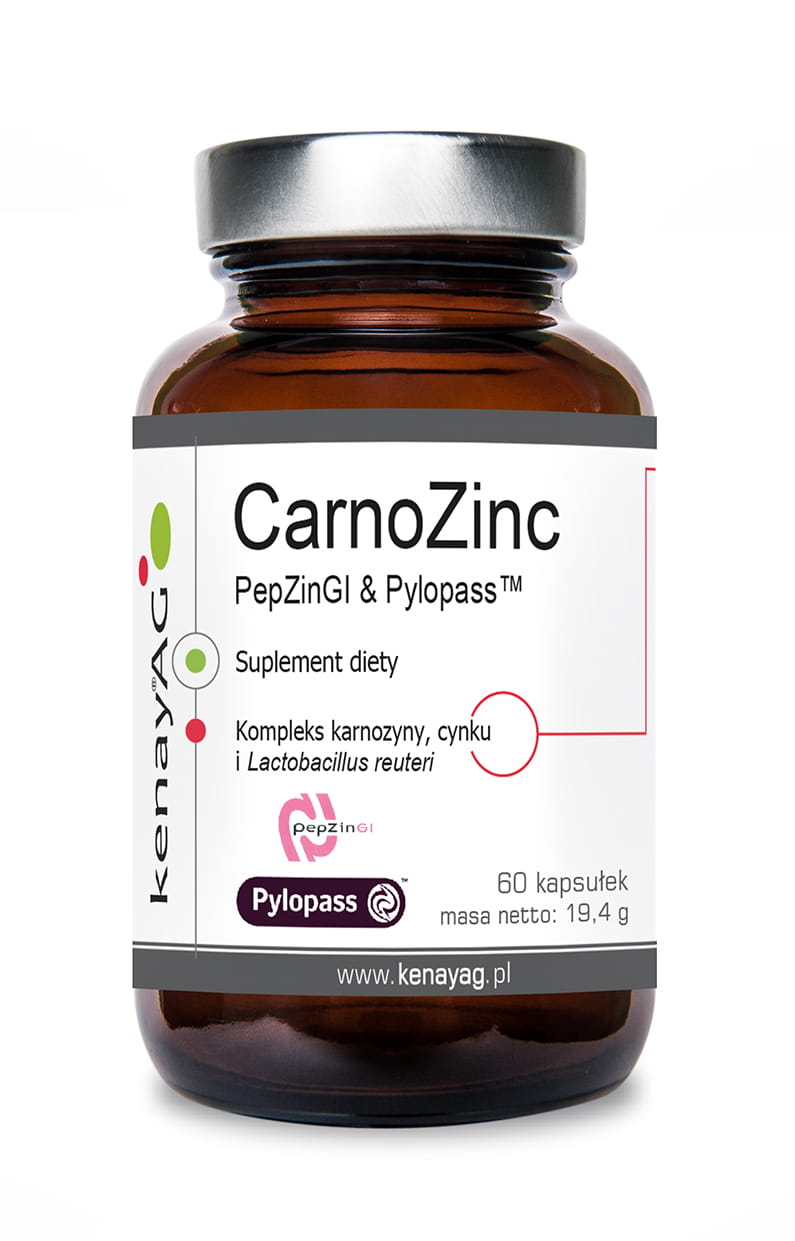 CarnoZinc (PepZinGI & Pylopass ) 60 kaps. Kenay