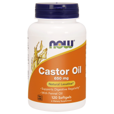 Castor Oil, 650mg - 120 softgels Nowfoods