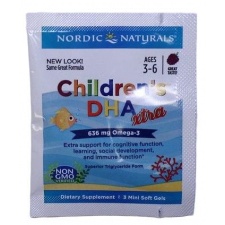 Children's DHA Xtra, 636mg Berry Punch - 3 softgels (1 serving) Nordic Naturals