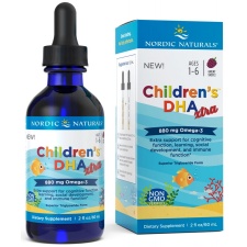 Children's DHA Xtra, 880mg Berry Punch - 60 ml. Nordic Naturals