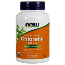 Chlorella, 500mg Organic- 200 tablets NOWFOODS