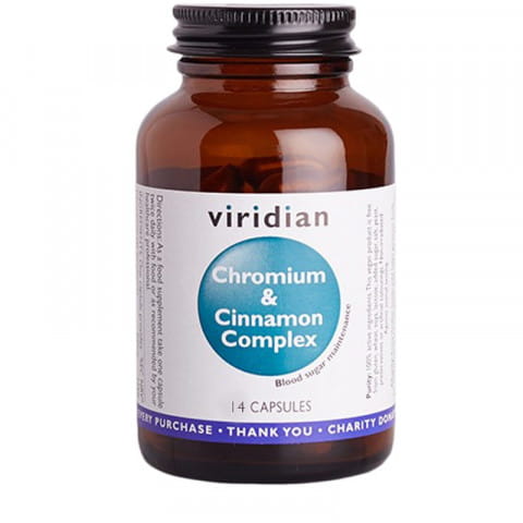 Chrom&Cynamon Kompleks 14 kapsułek (7 day Sugar Detox Kit) Viridian
