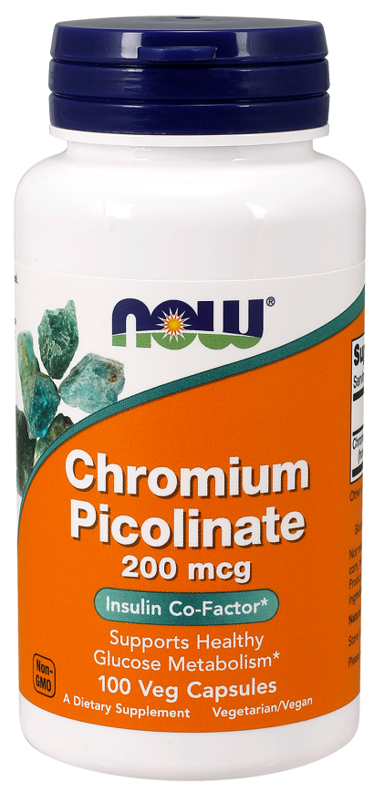 Chromium Picolinate 200 mcg - 100 kapsułek