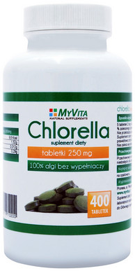 Chlorella 250 mg 400 tabl. MyVita