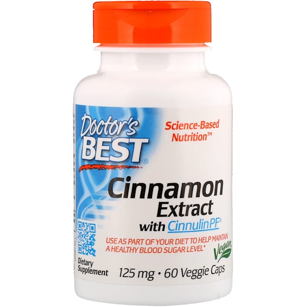 Cinnamon Extract with CinSulin - 250mg - 60 vcaps DrBest