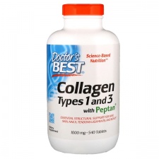 Collagen Types 1 & 3 with Peptan - 1000mg - 540 tablets DrBest