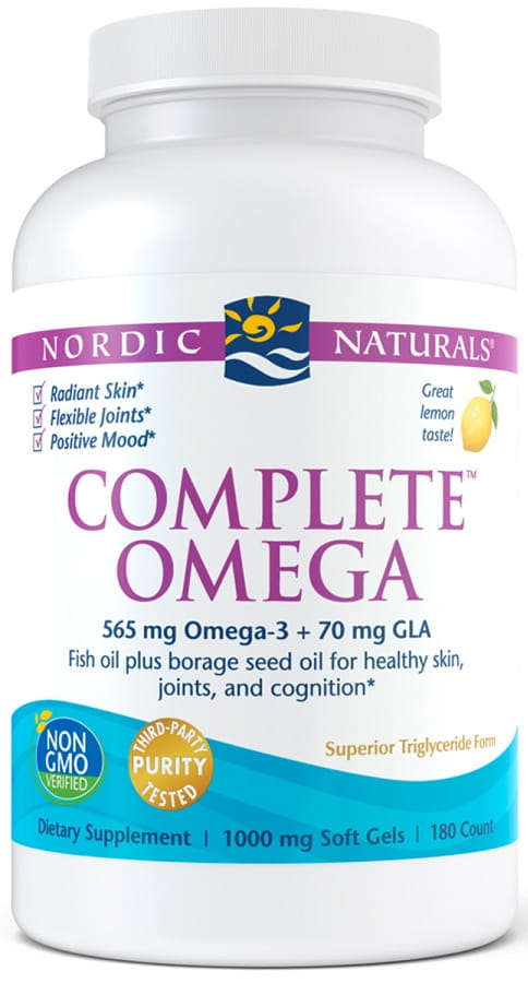Complete Omega, 565mg Lemon - 180 softgels Nordic Naturals