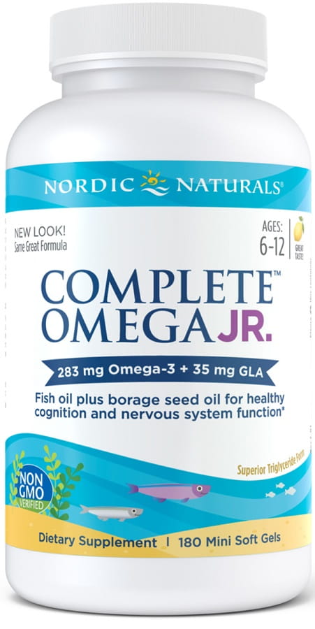 Complete Omega Junior, 283mg Lemon - 180 softgels Nordic Naturals