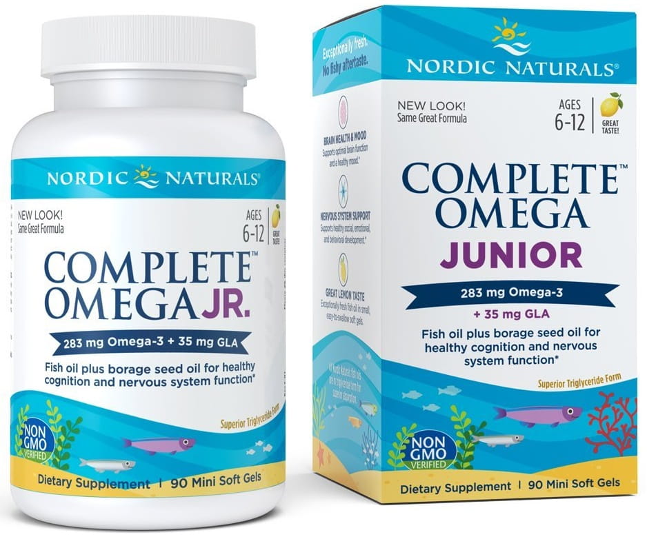 Complete Omega Junior, 283mg Lemon - 90 softgels Nordic Naturals