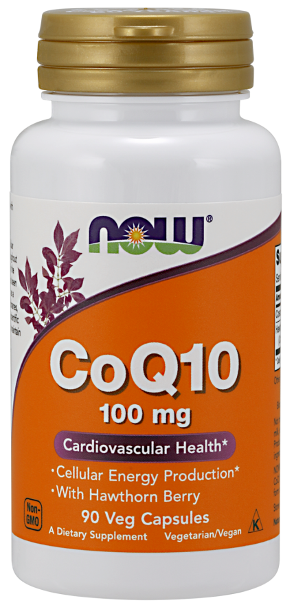 CoQ10 100 mg + Głóg - 90 Vcaps Nowfoods