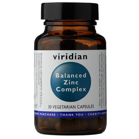 Cynk Complex Viridian 30 kapsułek Viridian