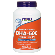DHA 500 mg – 180 kaps Nowfoods