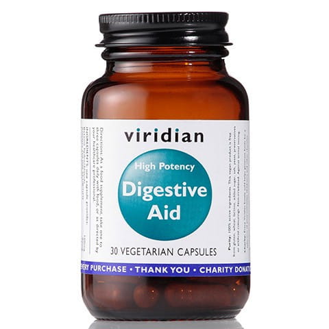 Digestive Aid - Enzymy trawienne 30 kapsułek Viridian