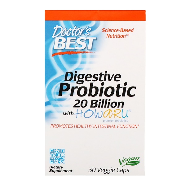 Digestive Probiotic, 20 Billion CFU - 30 vcaps DrBest
