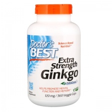 Extra Strength Ginkgo - 120mg - 360 vcaps DrBest