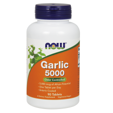 Garlic 5000, Odor Controlled - 90 tablets NOWFOODS