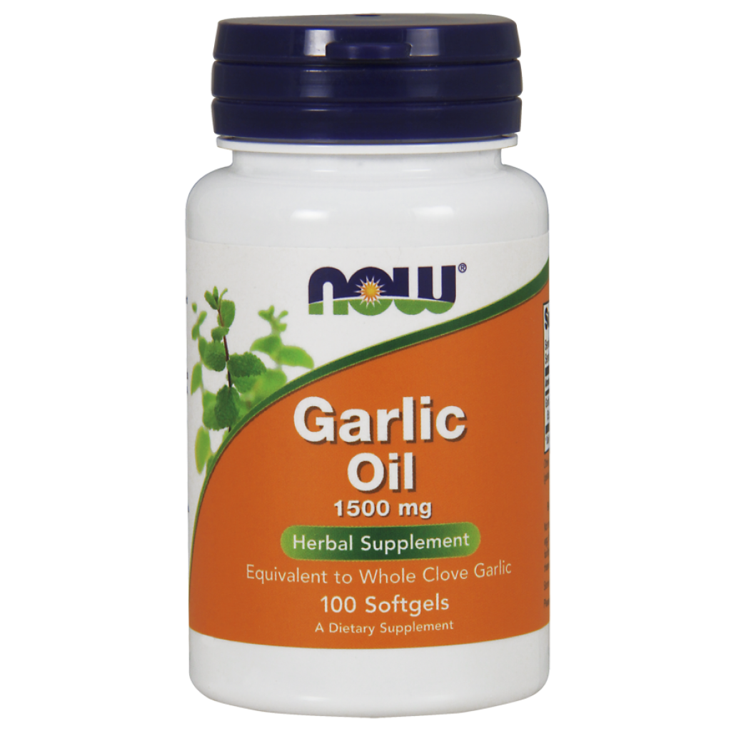 Garlic Oil, 1500mg - 100 softgels NOWFOODS