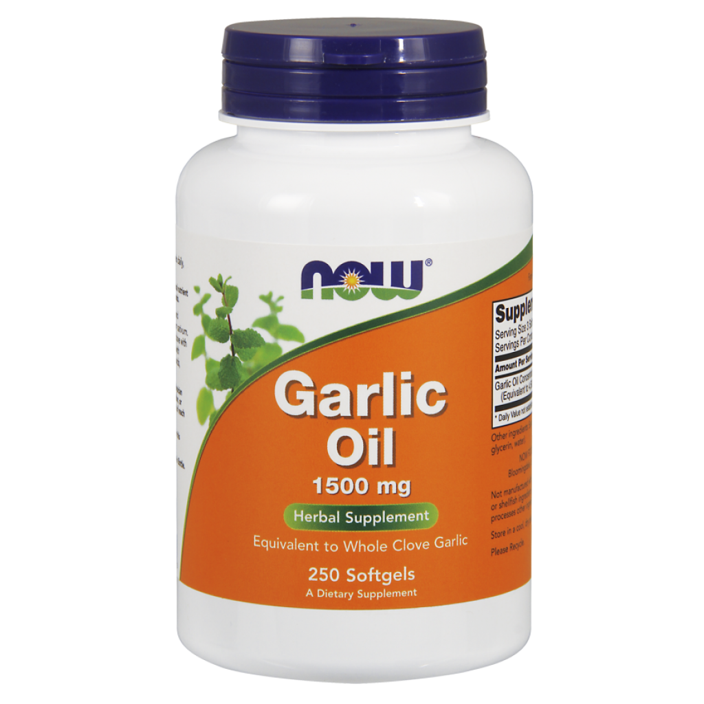 Garlic Oil, 1500mg - 250 softgels NOWFOODS