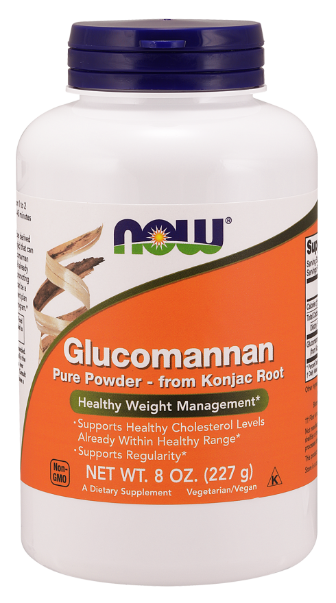 Glucomannan from Konjac Root, Pure Powder - 227 grams Nowfoods