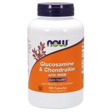 Glucosamine & Chondroitin with MSM - 180 caps Nowfoods