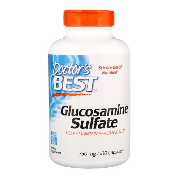 Glucosamine Sulfate, 750mg - 180 caps DrBest