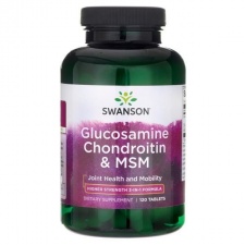 Glukozamina i chondroityna i MSM 500/400/200 mg 120 tabl Swanson