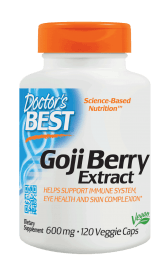 Goji Berry Extract, 600mg - 120 vcaps DrBest