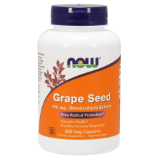 Grape Seed, 100mg - Standardized Extract - 200 vcaps NOWFOODS