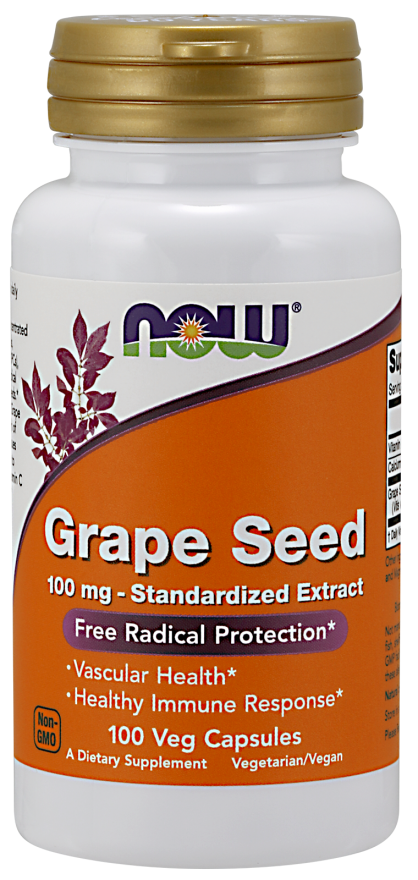 Grape Seed 250 mg – 90 kapsułek Nowfoods