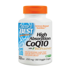 High Absorption CoQ10 with BioPerine - 200mg - 180 vcaps DrBest