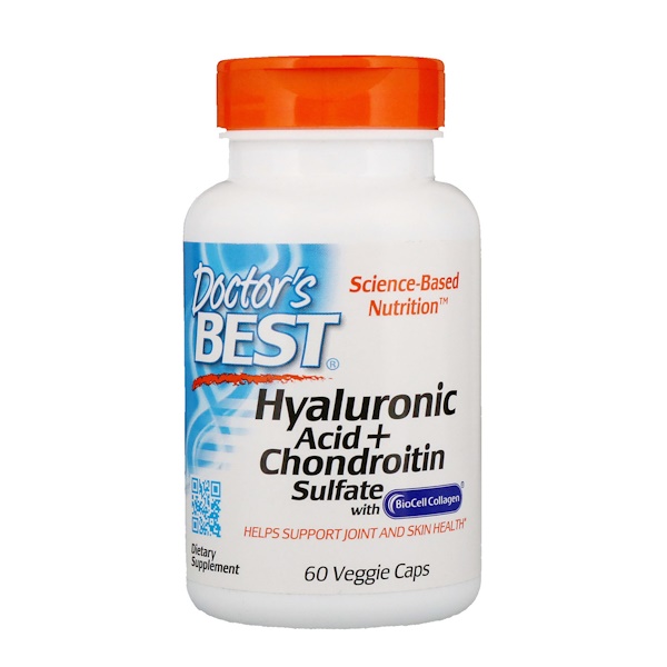 Hyaluronic Acid + Chondroitin Sulfate with BioCell Collagen - 60 tablets DrBest