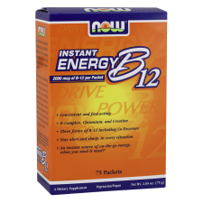 Instant Energy B-12 (2,000 mcg of B-12 w dawce ) - 75 s Nowfoods