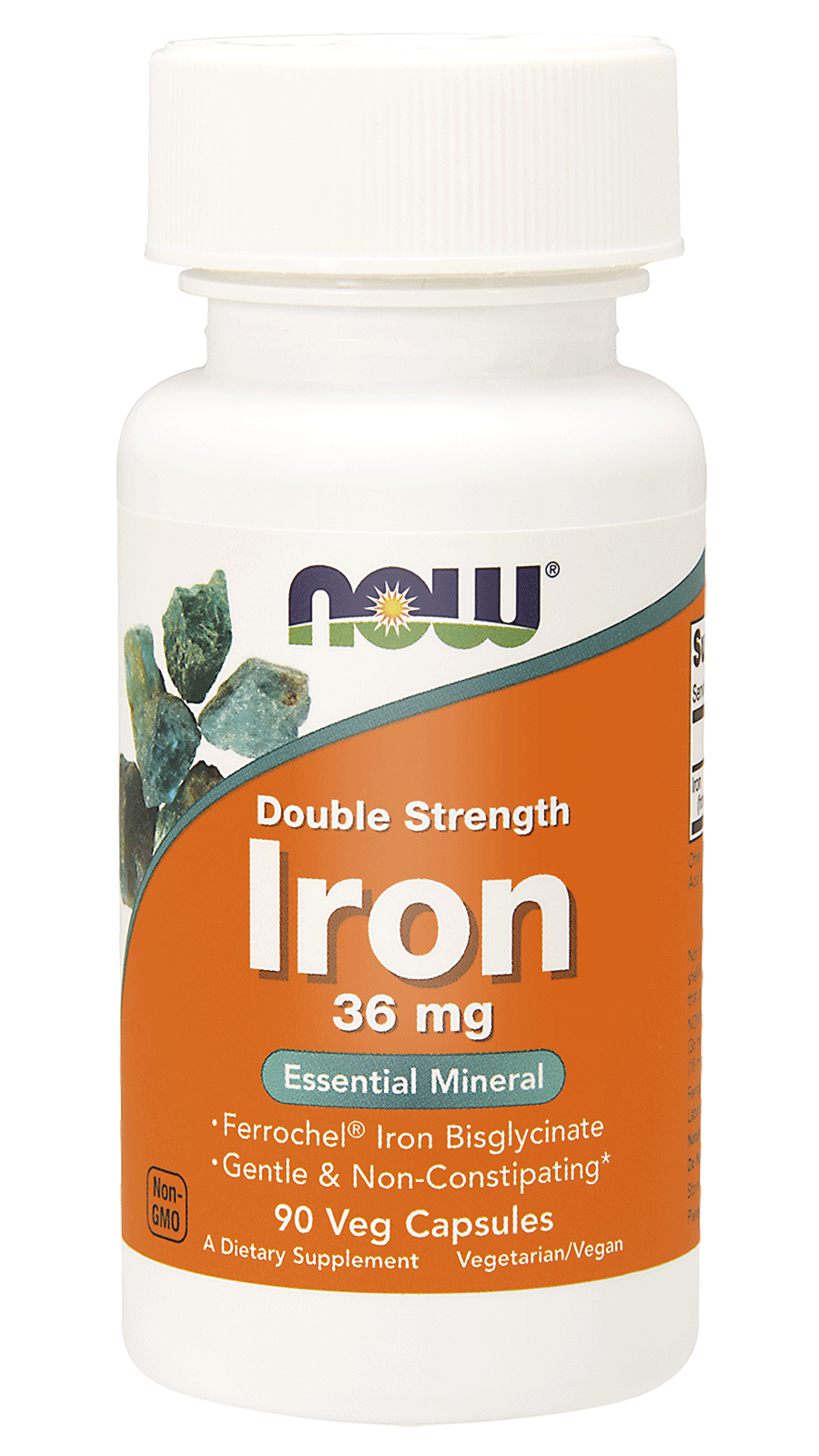 Iron 36 mg Double Strength – 90kaps Nowfoods