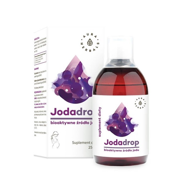 Jodadrop - bioaktyne źródło jodu - płyn (250ml)  Auraherbals