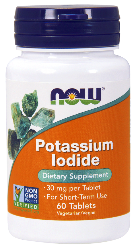Jodek potasu 30 mg - 60 tabletek Nowfoods